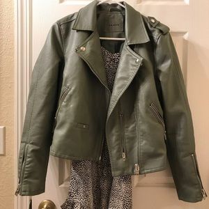 Blank nyc faux leather motorcycle jacket